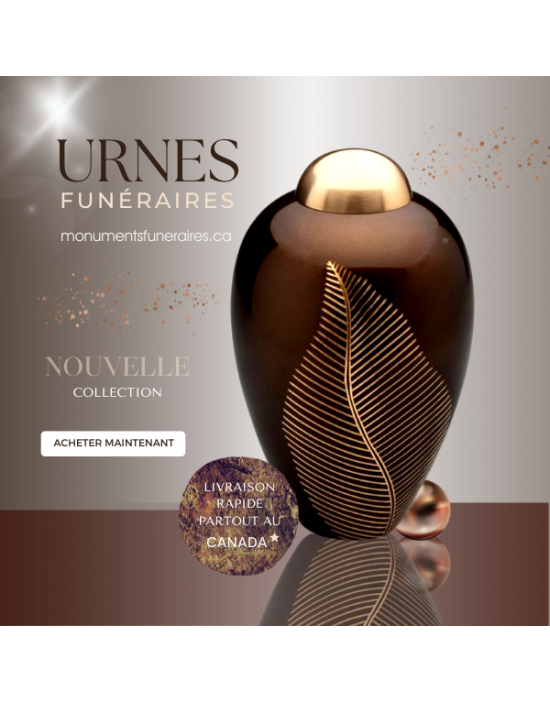 Feuille Élégante Bronze